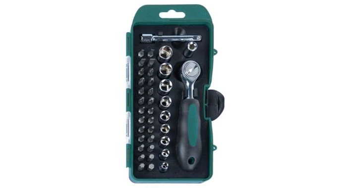 Brüder Mannesmann 29891 38-delige Dop- En Bitset - PH/PZ/TX/SL 3 Brüder Mannesmann 29891 38-delige Dop- En Bitset - PH/PZ/TX/SL