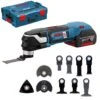 Bosch GOP 18 V-28 18V Li-Ion Accu Multitool Set (2x 5.0Ah Accu) + 16 Delige Accessoireset In L-Boxx - Koolborstelloos - 06018B6003 -Winkel Voor Huishoudelijk Gereedschap b7431ed688c7273044fd0d909fc736bb