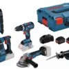 Bosch Accu Toolkit 5 Toolkit 18V GSB 18V-60 C + GWS 18V-10 C + GBH 18V-26 + GSA 18V-LI + GLI 18V-1200 C - 1x ProCORE 18V 4,0Ah + 2x ProCORE18V 8,0Ah - 0615990M2X 2 Bosch Accu Toolkit 5 Toolkit 18V GSB 18V-60 C + GWS 18V-10 C + GBH 18V-26 + GSA 18V-LI + GLI 18V-1200 C - 1x ProCORE 18V 4,0Ah + 2x ProCORE18V 8,0Ah - 0615990M2X -Winkel Voor Huishoudelijk Gereedschap b9aecd6c45070c6955bd4ce11db12950