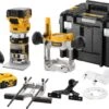 DeWALT DCW604P2-QW 18V XR Li-Ion Accu Boven- En Kantenfrees Set (2x 5,0Ah) In TSTAK - 30mm -Winkel Voor Huishoudelijk Gereedschap bcdd011bdea7f90bd66eb08e3a86c342
