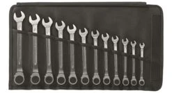 Stahlwille 17/12 12-delige Steek-/ringratelsleutel Set In Roltas - 8-19mm - 96411712