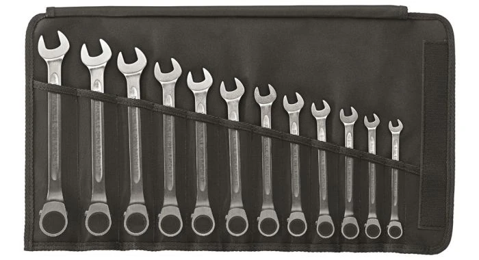 Stahlwille 17/12 12-delige Steek-/ringratelsleutel Set In Roltas - 8-19mm - 96411712 3 Stahlwille 17/12 12-delige Steek-/ringratelsleutel Set In Roltas - 8-19mm - 96411712