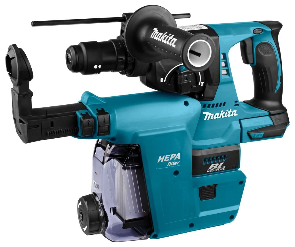 Makita DHR243ZJW 18V Li-Ion Accu SDS-Plus Combihamer Body In Mbox - 2J 6 Makita DHR243ZJW 18V Li-Ion Accu SDS-Plus Combihamer Body In Mbox - 2J - Afbeelding 4