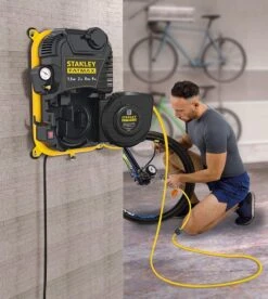 Stanley Fatmax 8215410STF585 Wandcompressor - 1,1 KW - 8 Bar - 160L/min - Olievrij -Winkel Voor Huishoudelijk Gereedschap c88c0ee313a7a9c119e1a671f78f5771