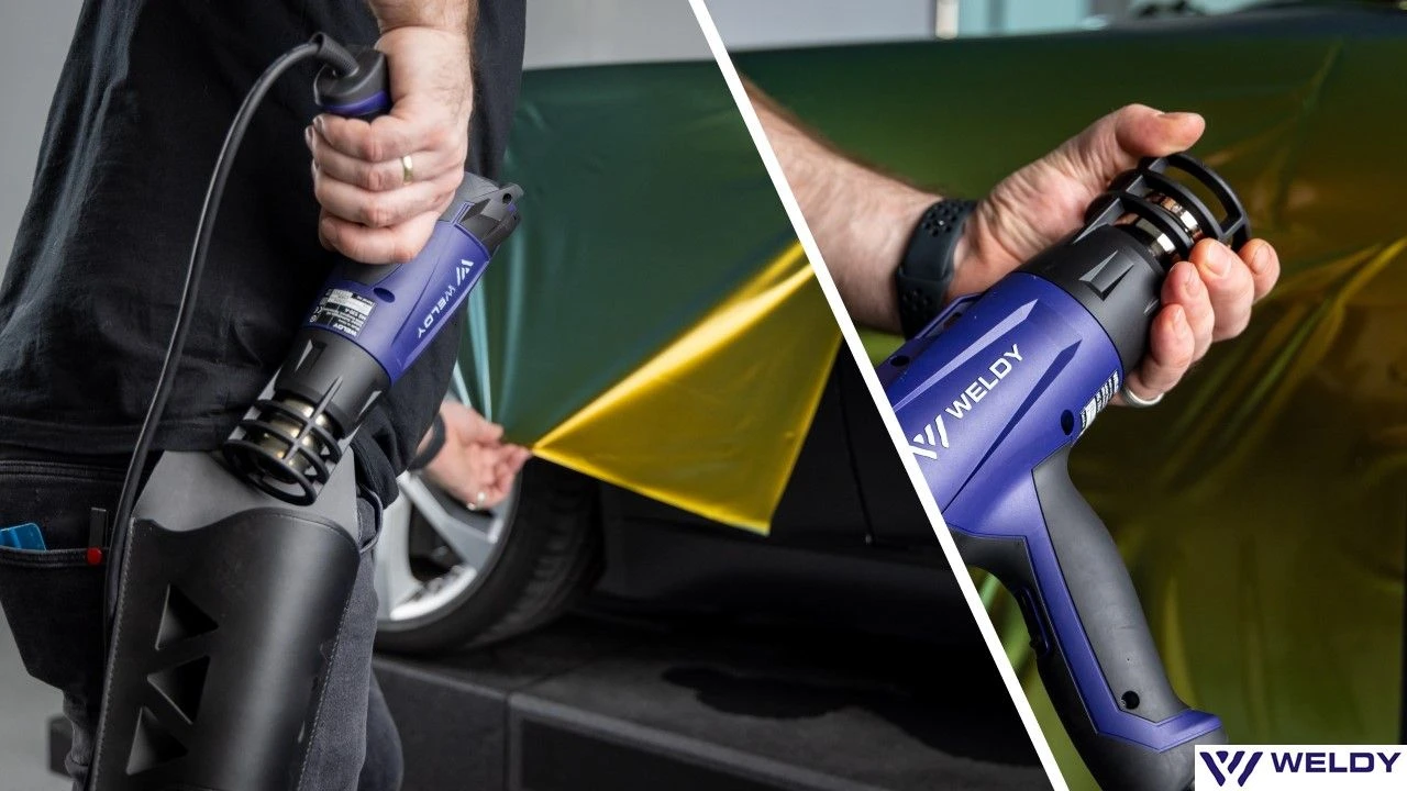 Weldy HG 330-B Heteluchtpistool Incl. 2 Mondstukken - 1600W 6 Weldy HG 330-B Heteluchtpistool Incl. 2 Mondstukken - 1600W - Afbeelding 4