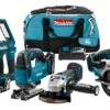 Makita DLX6082T 18V Li-Ion Accu 6-delige Combiset (3x 5.0Ah Accu) In Tas -Winkel Voor Huishoudelijk Gereedschap c99142eddef16fdddb4ebe586e4e5bb7