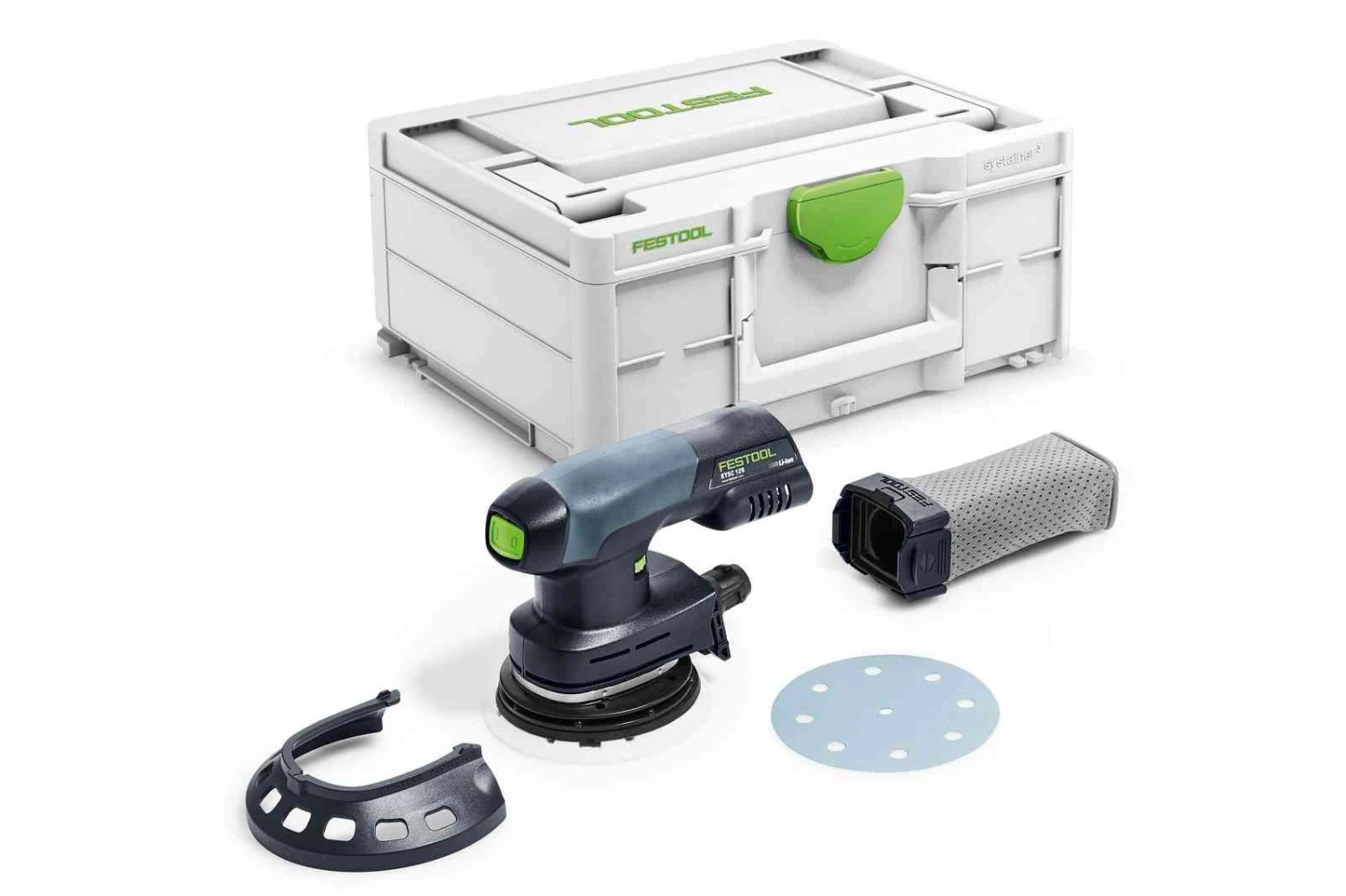Festool ETSC 125-Basic 18V Li-Ion Accu Excenterschuurmachine Body In Systainer - 125mm - Koolborstelloos - 576370 3 Festool ETSC 125-Basic 18V Li-Ion Accu Excenterschuurmachine Body In Systainer - 125mm - Koolborstelloos - 576370
