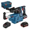 Bosch GBH 18V-26 F 18V Li-Ion Accu SDS-plus Combihamer Incl. GDE 18V-16 Afzuigsysteem Set (2x 6.0Ah Accu) In L-Boxx - 2,6J - Koolborstelloos - 0611910004