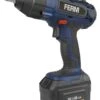 FERM CDM1127 18V Li-Ion Accu Slagmoersleutel Set (1x 4.0Ah Accu) In Koffer - 380Nm - 1/2" -Winkel Voor Huishoudelijk Gereedschap d25d27e96e02c04d8662b155fa1bbc27