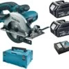 Makita DSS501RMJ 18V Li-Ion Accu Cirkelzaag Set (2x 4.0Ah Accu) In Mbox - 136mm -Winkel Voor Huishoudelijk Gereedschap d6929efcfcbafd808837f3cdb92428c0