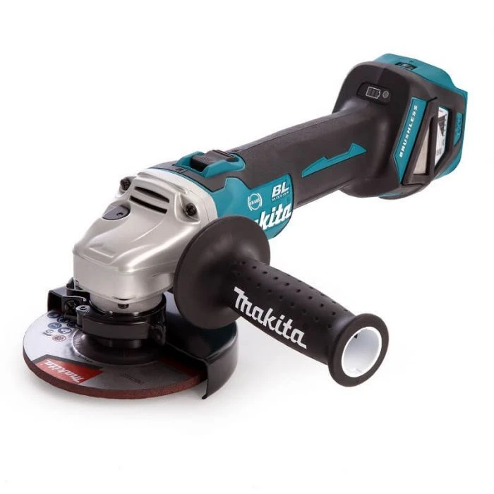 Makita DGA513RTJ 18V Li-Ion Accu Haakse Slijper Set (2x 5.0Ah Accu) In Mbox - 125mm - Koolborstelloos 4 Makita DGA513RTJ 18V Li-Ion Accu Haakse Slijper Set (2x 5.0Ah Accu) In Mbox - 125mm - Koolborstelloos - Afbeelding 2