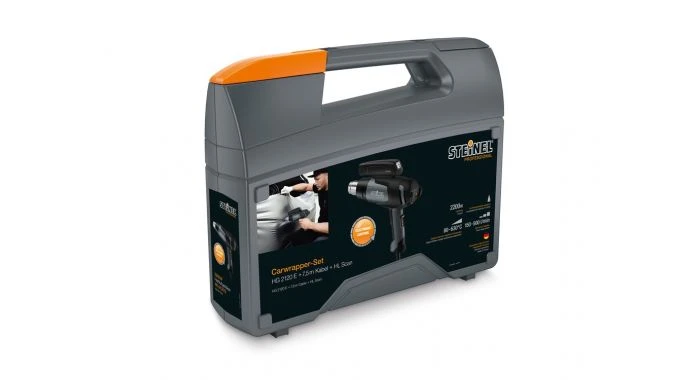 Steinel HG 2120 E Carwrapper Set Heteluchtpistool In Koffer - 2200W - 253mm - 11772 3 Steinel HG 2120 E Carwrapper Set Heteluchtpistool In Koffer - 2200W - 253mm - 11772