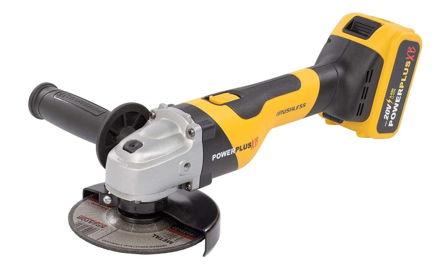 Powerplus POWXB20050 20V Li-Ion Accu Haakse Slijper Set (1x 4.0Ah Accu) In Koffer - Koolborstelloos 4 Powerplus POWXB20050 20V Li-Ion Accu Haakse Slijper Set (1x 4.0Ah Accu) In Koffer - Koolborstelloos - Afbeelding 2