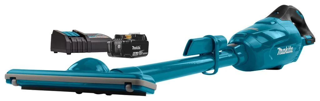 Makita DCL282FRT 18V Li-Ion Accu Steelstofzuiger Blauw Set (1x 5,0Ah) - 0,5L - Koolborstelloos 3 Makita DCL282FRT 18V Li-Ion Accu Steelstofzuiger Blauw Set (1x 5,0Ah) - 0,5L - Koolborstelloos