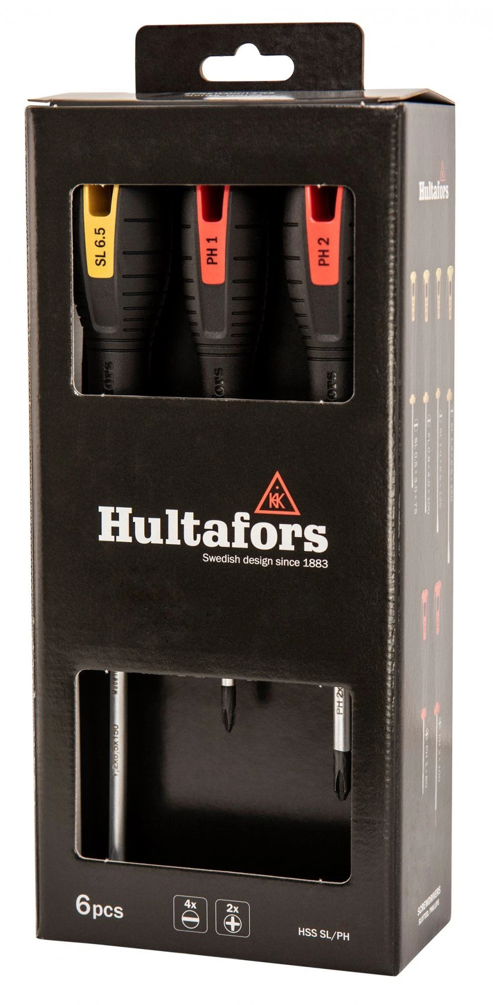 Hultafors HSS SL/PH Schroevendraaierset PH & SL - 6 Stuks - 444405 4 Hultafors HSS SL/PH Schroevendraaierset PH & SL - 6 Stuks - 444405 - Afbeelding 2