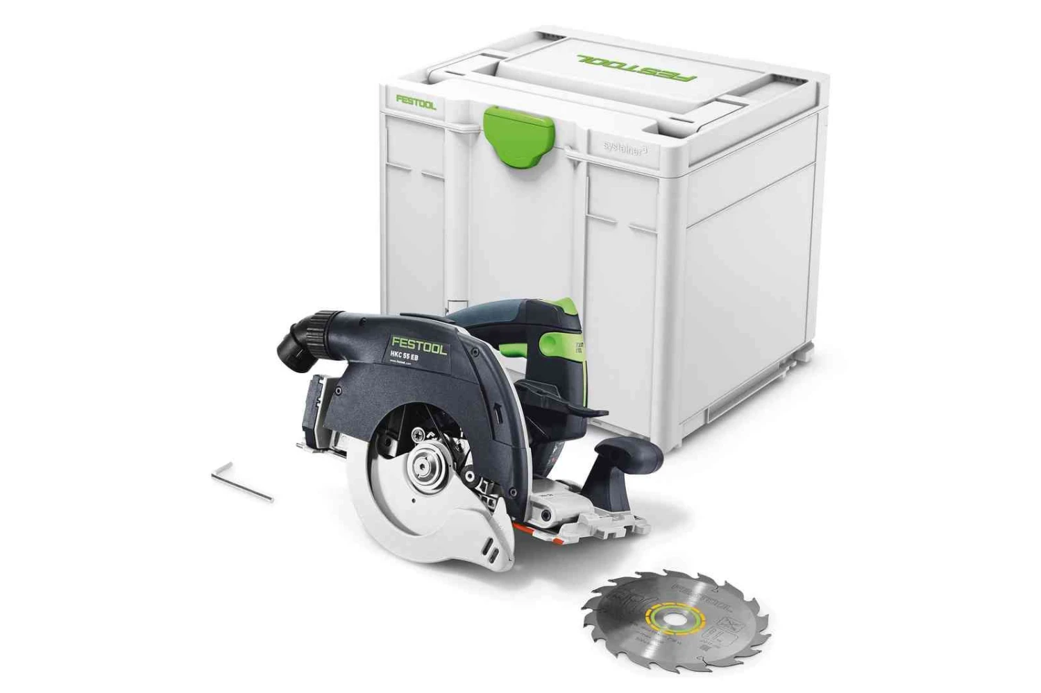 Festool HKC 55 EB-Basic 18V Li-Ion Accu Pendelkapzaag Body In Systainer - 160mm - Koolborstelloos - 576163 3 Festool HKC 55 EB-Basic 18V Li-Ion Accu Pendelkapzaag Body In Systainer - 160mm - Koolborstelloos - 576163