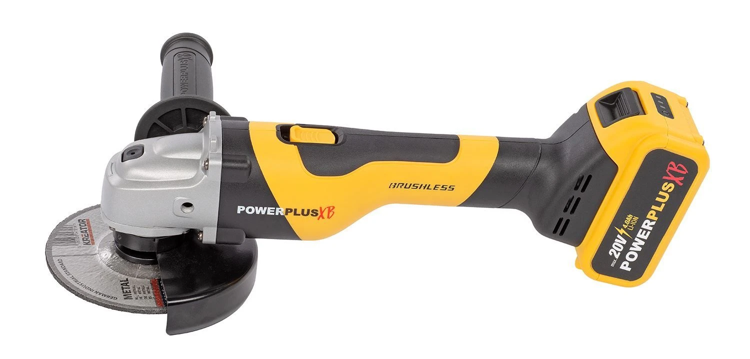 Powerplus POWXB20050 20V Li-Ion Accu Haakse Slijper Set (1x 4.0Ah Accu) In Koffer - Koolborstelloos 6 Powerplus POWXB20050 20V Li-Ion Accu Haakse Slijper Set (1x 4.0Ah Accu) In Koffer - Koolborstelloos - Afbeelding 4