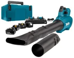 Makita DUB184PT4J 18V Li-Ion Accu Bladblazer Set (4x 5,0Ah) Incl. Mbox - 780m³/uur - Koolborstelloos -Winkel Voor Huishoudelijk Gereedschap f28d74cf964d53bf5007e533a778ed41