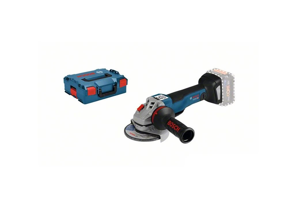 Bosch GWS 18V-10 PC 18V Li-Ion Accu Haakse Slijper Set (2x 5,0 Ah Accu) In L-boxx - 125mm - Koolborstelloos - 06019G3E0D 4 Bosch GWS 18V-10 PC 18V Li-Ion Accu Haakse Slijper Set (2x 5,0 Ah Accu) In L-boxx - 125mm - Koolborstelloos - 06019G3E0D - Afbeelding 2