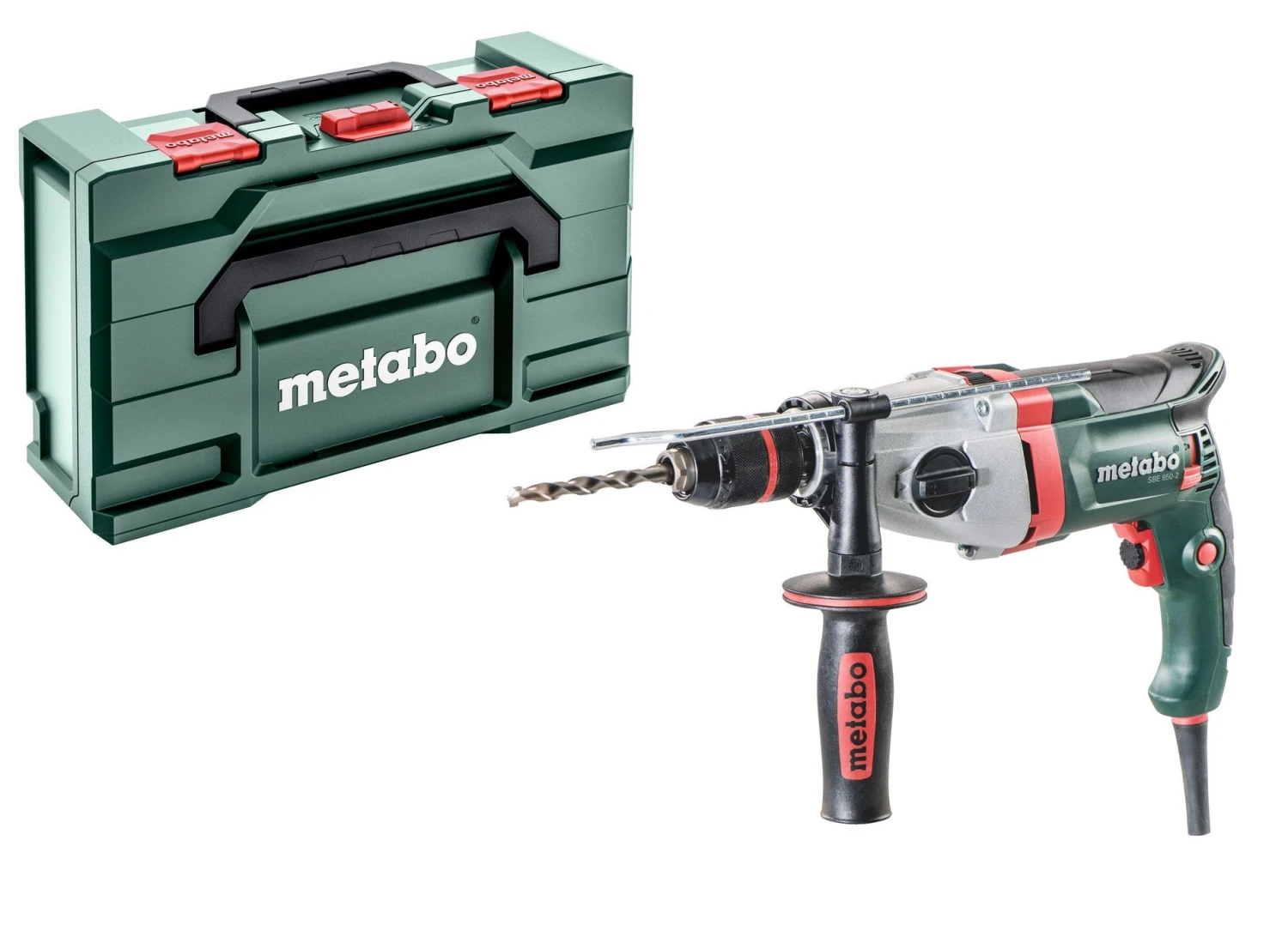 Metabo SBE 850-2 Klopboormachine Met Snelspanboorkop Futuro Plus In MetaBOX - 850W - 600782500 3 Metabo SBE 850-2 Klopboormachine Met Snelspanboorkop Futuro Plus In MetaBOX - 850W - 600782500