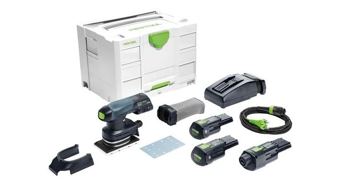 Festool RTSC 400 Li 3,0 I-Set 18V Li-Ion Accu Vlakschuurmachine Set (2x 3,0Ah) In Systainer - 80 X 130 Mm - 577681 3 Festool RTSC 400 Li 3,0 I-Set 18V Li-Ion Accu Vlakschuurmachine Set (2x 3,0Ah) In Systainer - 80 X 130 Mm - 577681