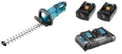 Makita DUH551PM2 18V Li-Ion Accu Heggenschaar Set (2x 4,0Ah Accu) - 550mm