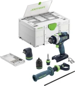 Festool TPC 18/4 I-Basic-Set 18V Li-Ion Accu Klopboormachine Body Incl. Accessoires In Systainer - 75Nm - 577625